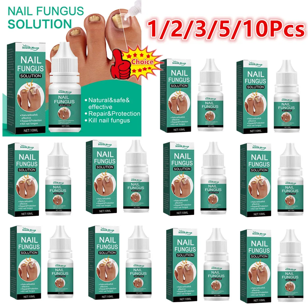 1-10 Extra Strong Nail Fungus Treatment Serum Essence oil Repair Removal Fungal Feet Nails Care Toe Anti Infection Cream Essence