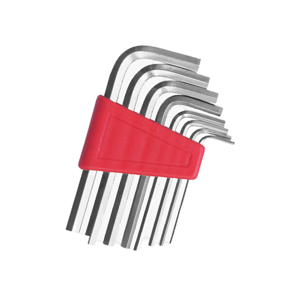 9-Piece Wrench Set Household Repair Tool DIY Projects Easy Entry To Hex Nuts Galvanized Finish For Hexagon Nuts