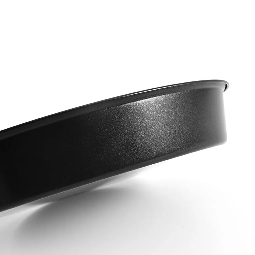 

Non Stick Bakeware Heavy-duty Baking Pan Round Deep Pizza Plate High-gloss Pans for Cakes Carbon Steel Tray Multi-functional