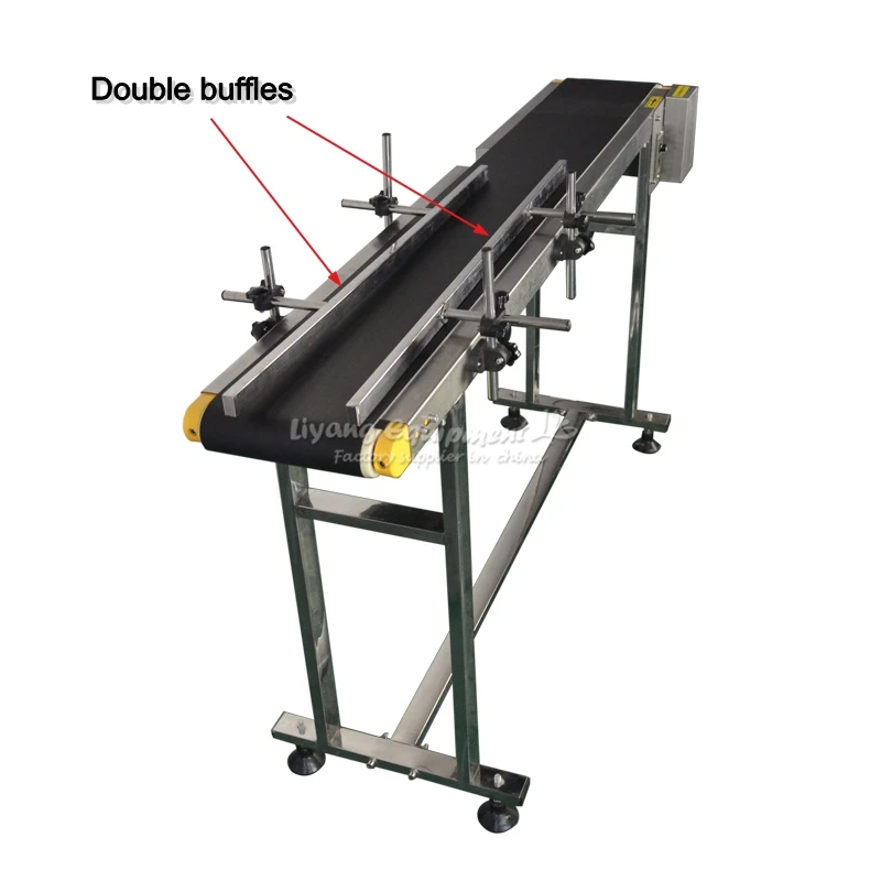 Imagem -04 - Correia Transportadora de 1500 mm 120w Buffles Duplos Garrafa de Adesivo de 1000 mm de Comprimento para Impressora Jato de Tinta de Alimentos Laser de Fibra Aço Inoxidável