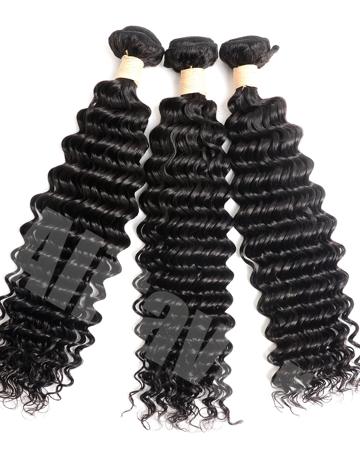 Deep Wave Curly Human Hair Bundles Remy Hair Weave 1/2/3/4 Bundles Deal Unprocessed Tissage Cheveux Humains Deep Wave Bundles Human Hair