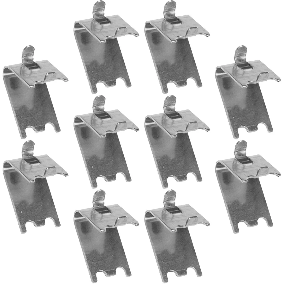 Balacoo 12-Pack Stainless Steel Cooler Shelf Support Clips – Heavy-Duty Metal Buckles, Universal Fit For Refrigerators, Freezers & Coolers
