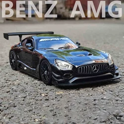 Motornax 1:24 Mercedes-Benz AMG GT3 Alloy Car Diecasts & Toy Vehicles Car Model Miniature Scale Model Car Toys For Children