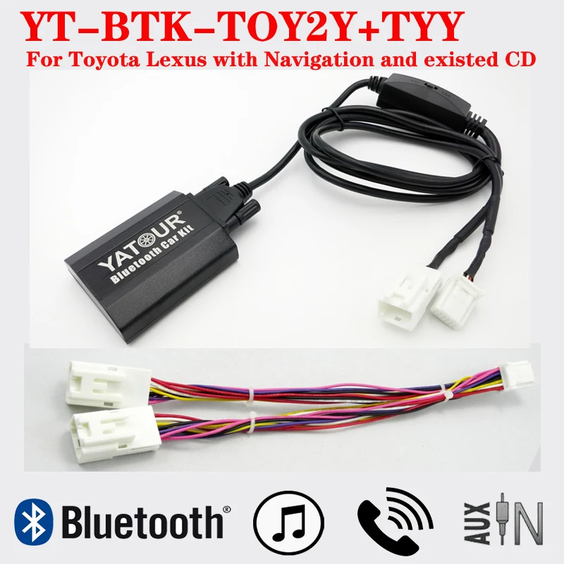 

Yatour BTK high quality Qualcomm Bluetooth music player for Toyota Camry Corolla Lexus radios with Navigation and existed CD