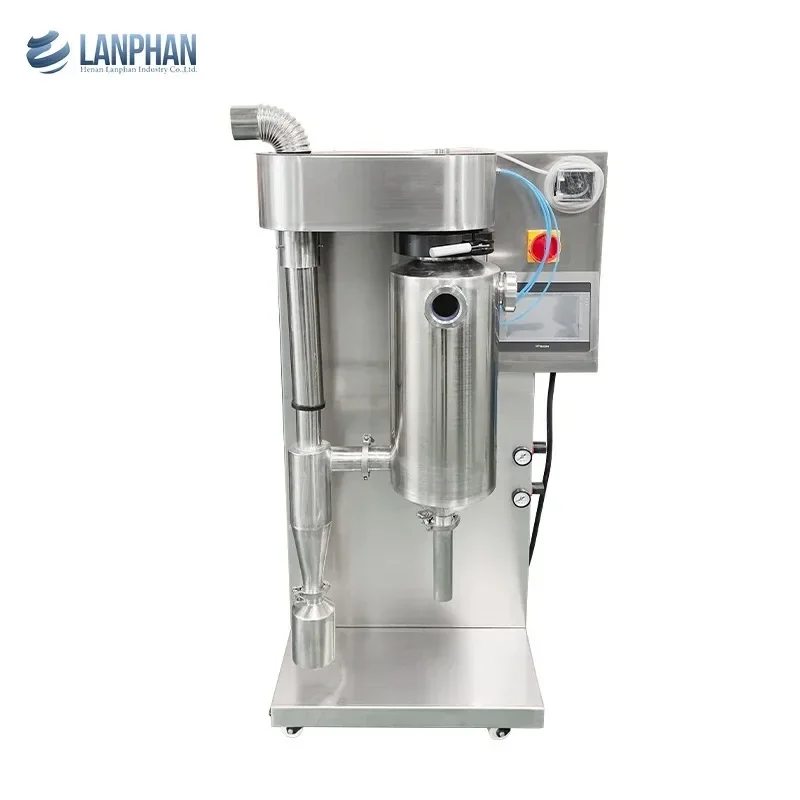 Laboratory Small Scale  Instant Coffee Milk Powder Atomizer Spray Dryer Machine 2l/hr