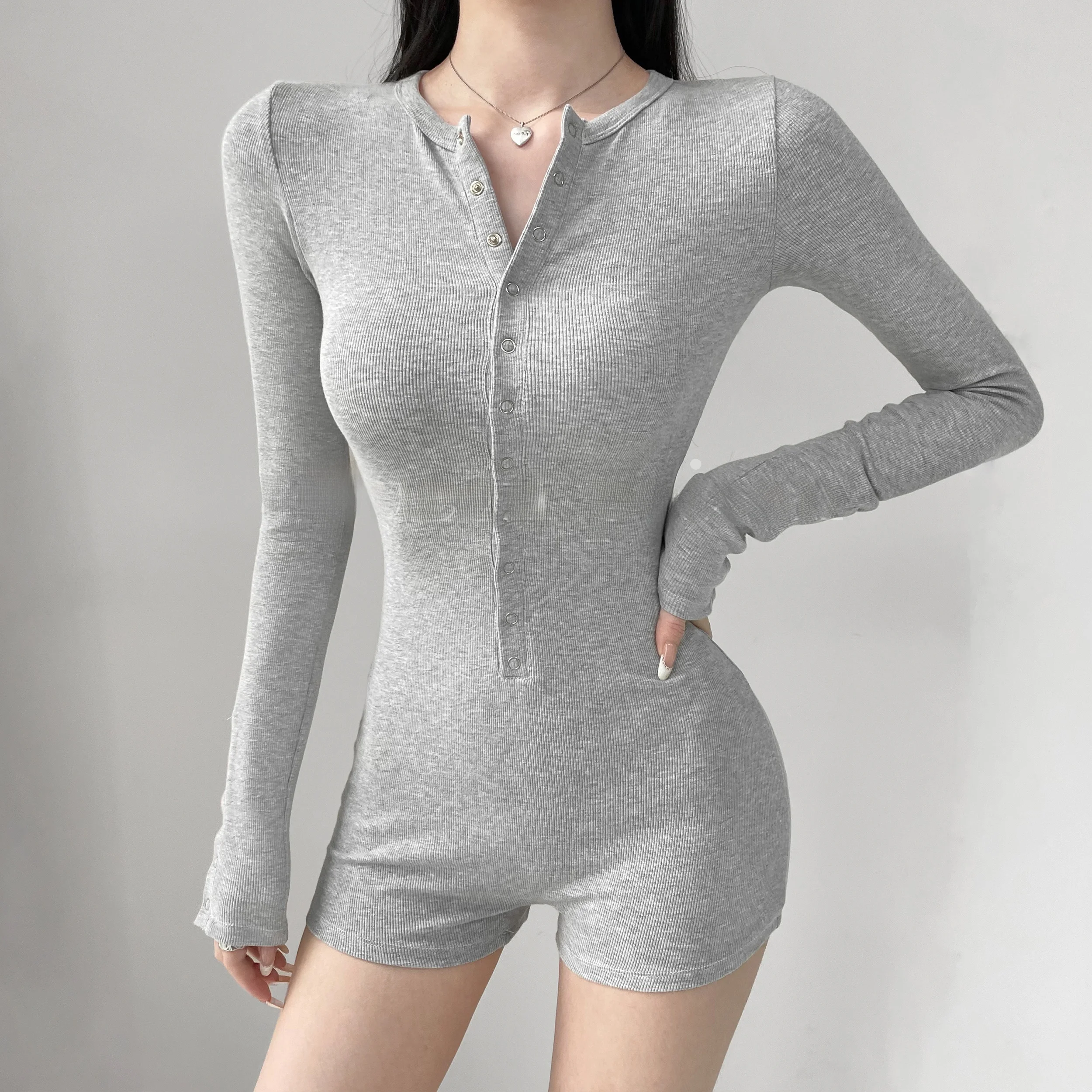 

Модный вязаный комбинезон с высокой талией для йоги, Long Sve, эластичный утягивающий талию, облегающий, уличный, лето 2023 г.