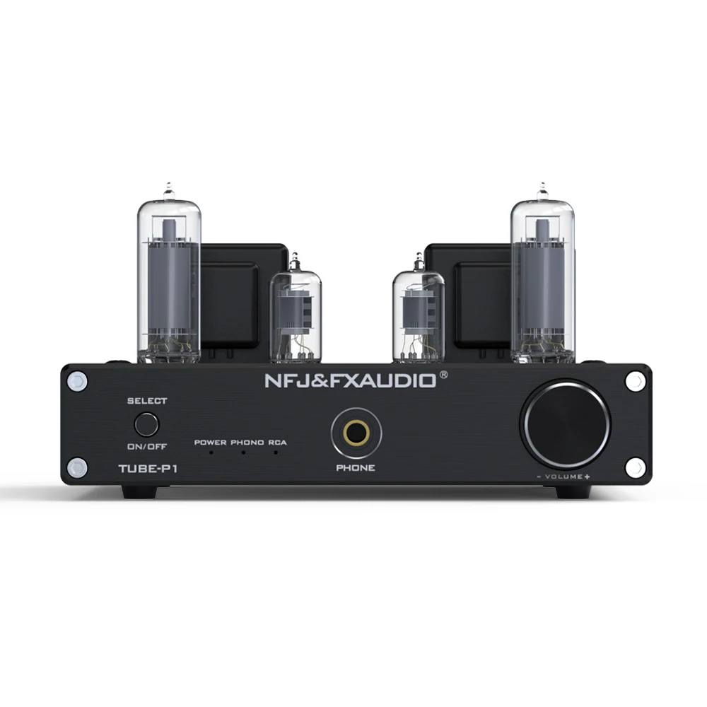 

FX AUDIO Vacuum Tube 6J1+6P1 2.5W*2 Single Ended Stereo Class A Tube MM Phono Amplifier for Turntable