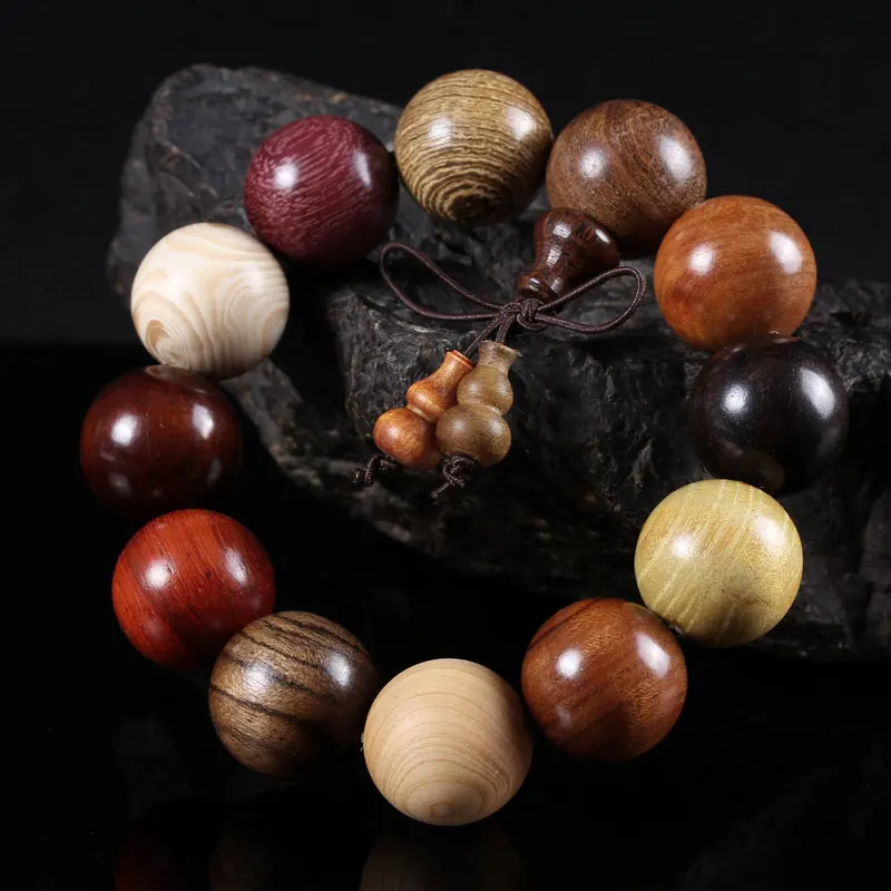 Duobao Beads Bracelet Men and Women Rosewood Sandalwood Rosewood Rosewood Bracelet 2.0 Beads