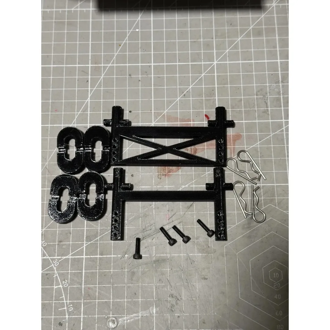 1/10 RC Car Custom Body Post Assembly Kit For MJX Hyper Go 10210 Support Beetle Body Installation Decorative Appearance Upgrade
