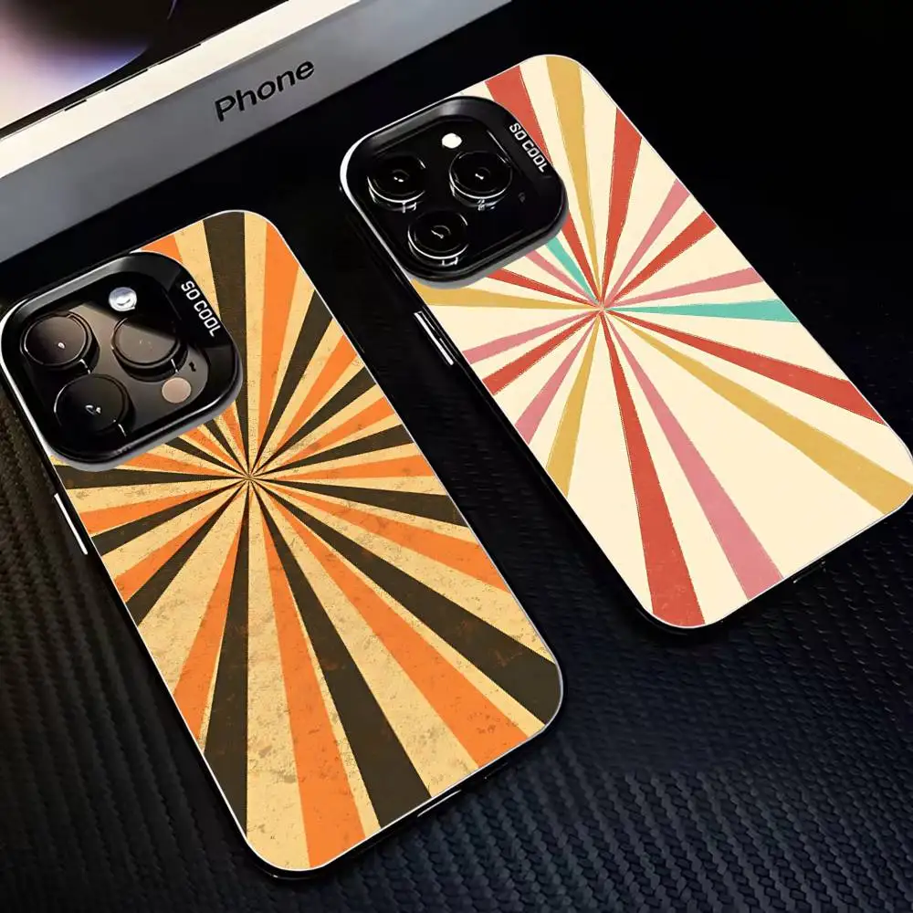 

Scorching-sun Phone Case For iPhone17,16,15,14,13,12,11 Plus,Pro Max Black Matte Shockproof Cover
