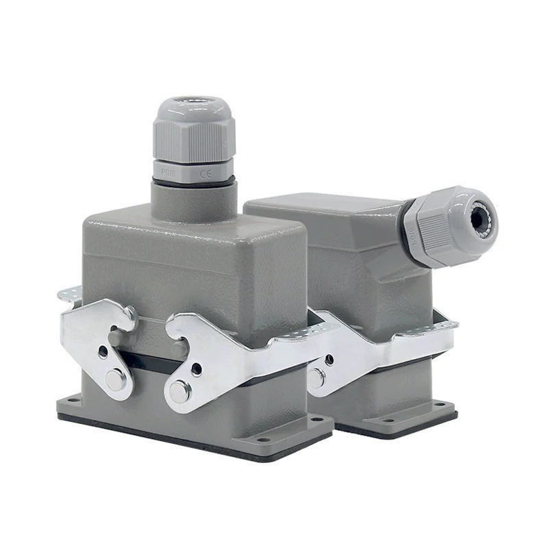 Heavy Duty Connectors HDC-HE-010-1/2/3/4 F/M 10pin Screw connection 400V/500V 16A Industrial rectangular  connector plug