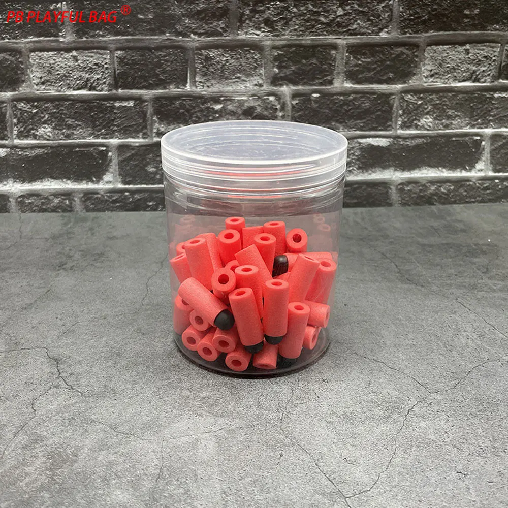 100 ピース/セットおもちゃの銃スポンジ弾丸安全泡丸頭ソフト弾丸アクセサリーおもちゃの銃の弾薬 QJ108