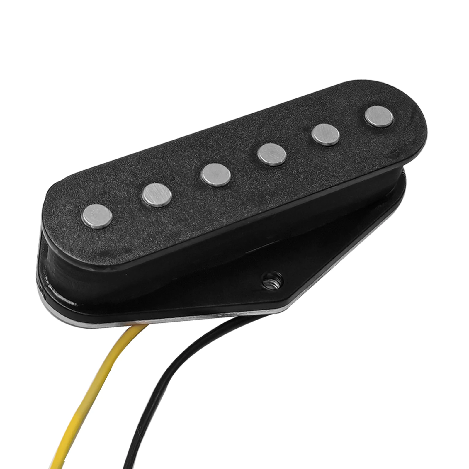 RUKOVA TL Style Alnico 5 Single Coil Bridge Guitar Pickup, Black Cover Replacement Pickup for Electric Guitars