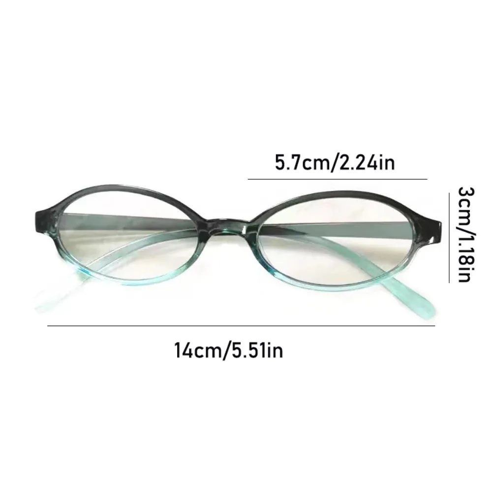 Сверхлегкие очки Y2K с защитой от синего луча, легкие овальные очки с леопардовым принтом, прозрачные очки в маленькой оправе для женщин/мужчин