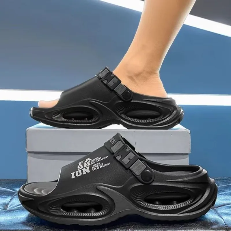 

Новые мужские сандалии на платформе 2026 года: летние, уличные, пляжные, дышащие, универсальные, с толстой подошвой, тапочки