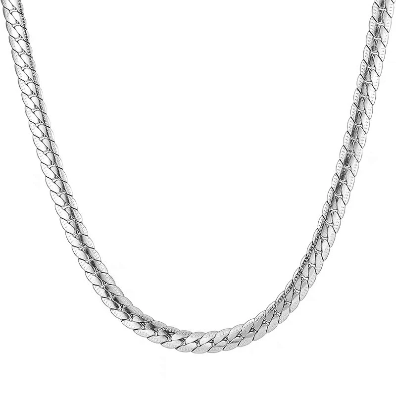 Stainless Steel Trend Fashion Hip Hop Different Lengths Cuban Necklace Chain Jewelry Gift For Man