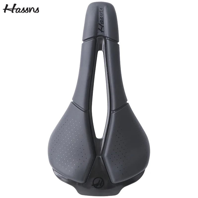 HASSNS MTB велосипедное седло Сверхлегкое седло с подушкой из углеродного волокна Лук для горного шоссейного велосипеда Седло для мужчин Комфортная велосипедная часть