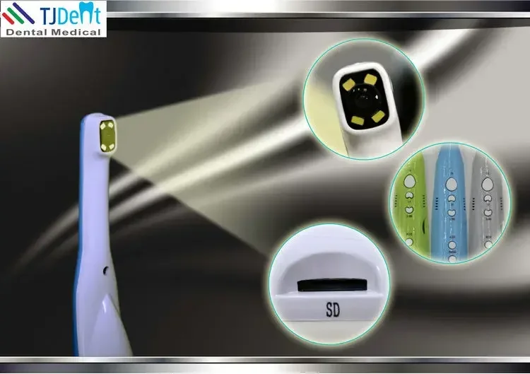 Intraoral de alta qualidade com 2,0 megapixels coloridos