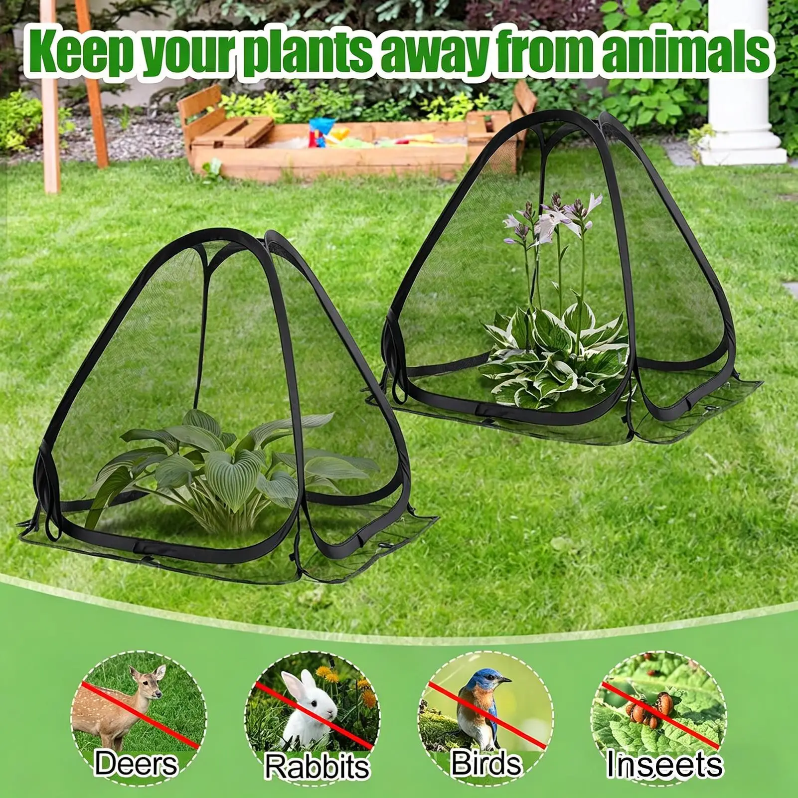 Plant Covers from Animals Flower Worm Barrier Net Garden Plant Bird Netting for Gardeners Growers Vegetables Fruits Patio