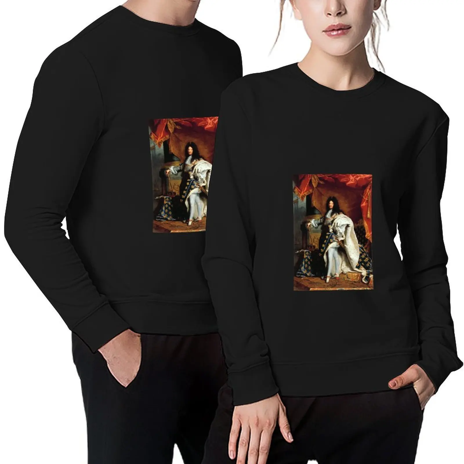 

The Sun King of France by Hyacinthe Rigaud Pullover mens clothing men wear fashion men tracksuit men new sweatshirt