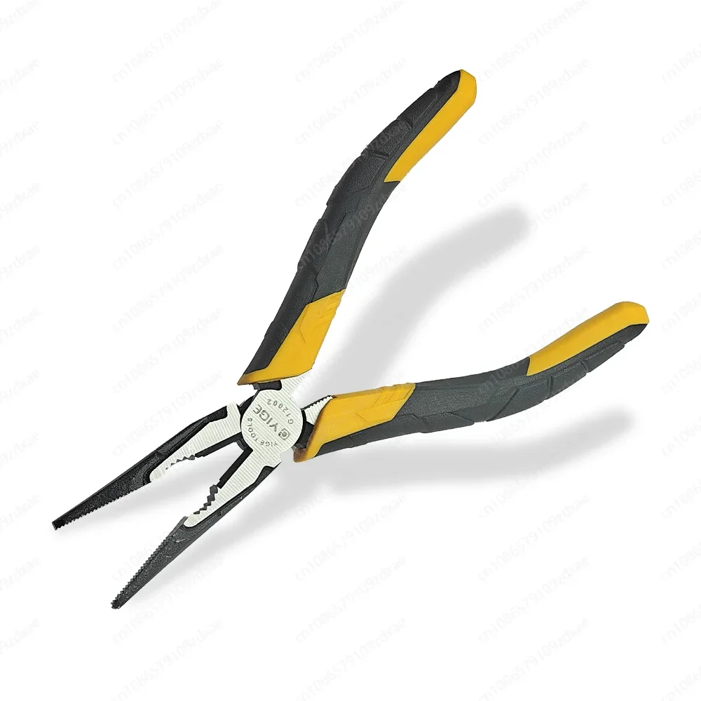 6-7 inch industrial-grade multi-function eccentric labor-saving needle-nose pliers for electrical installation and maintenance