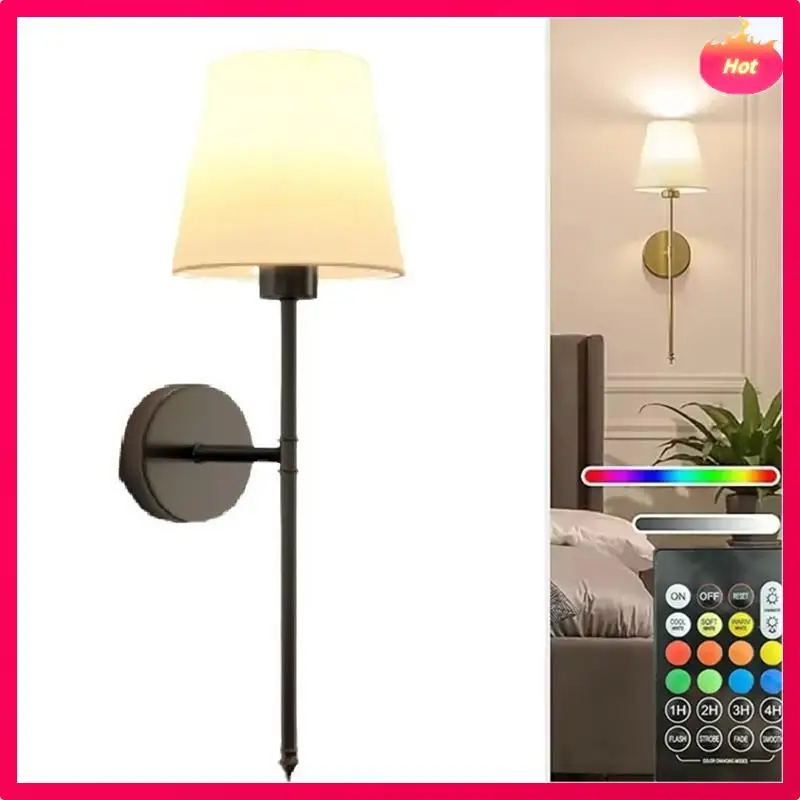 

ABYP LED Charge Remote Control Bulb Sconce Wall Lights Nterior Waterproof Wall Lights