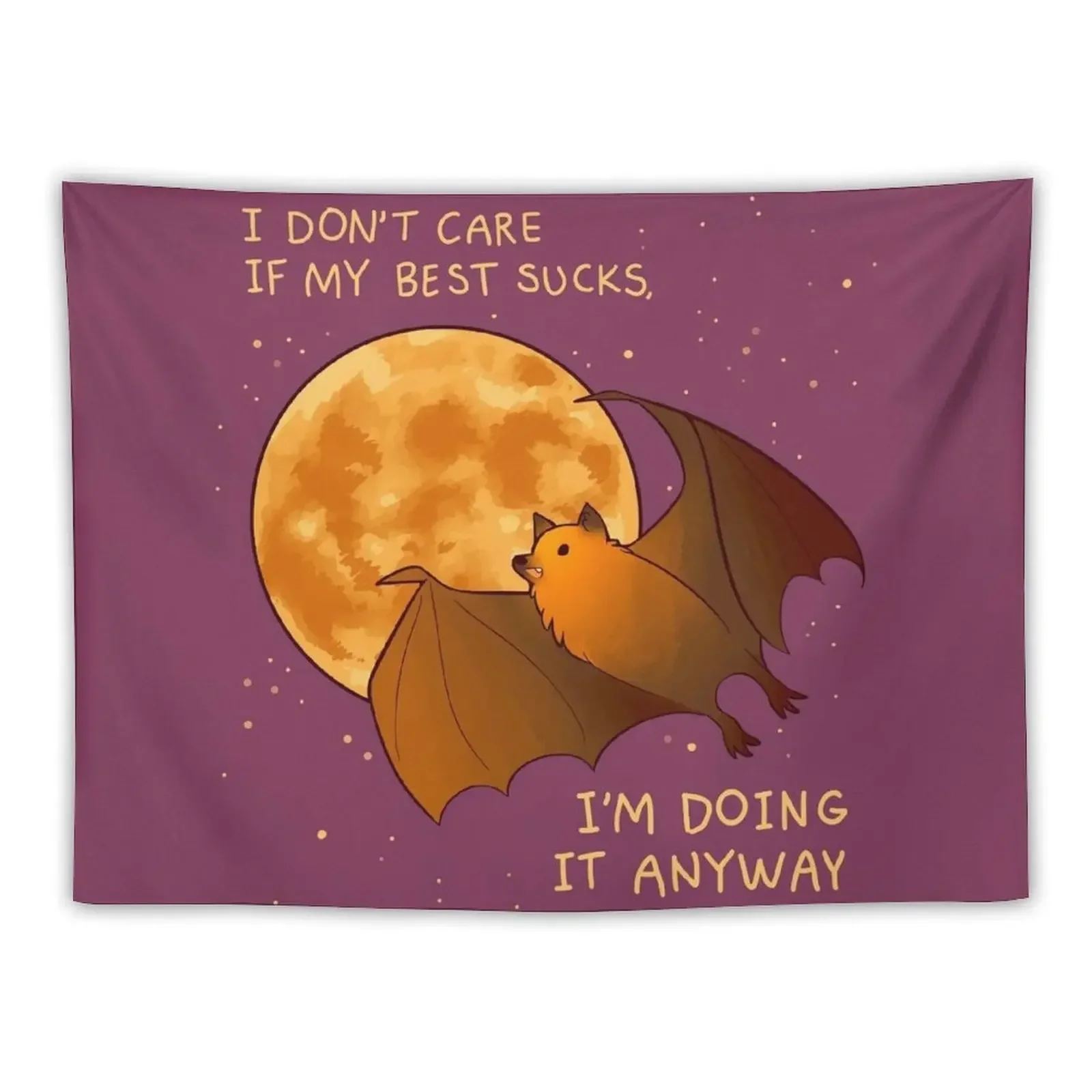 I DON'T CARE IF MY BEST SUCKS Flying Fox Bat Tapestry Bedrooms Decorations Decoration Home Wall Decor Hanging Tapestry