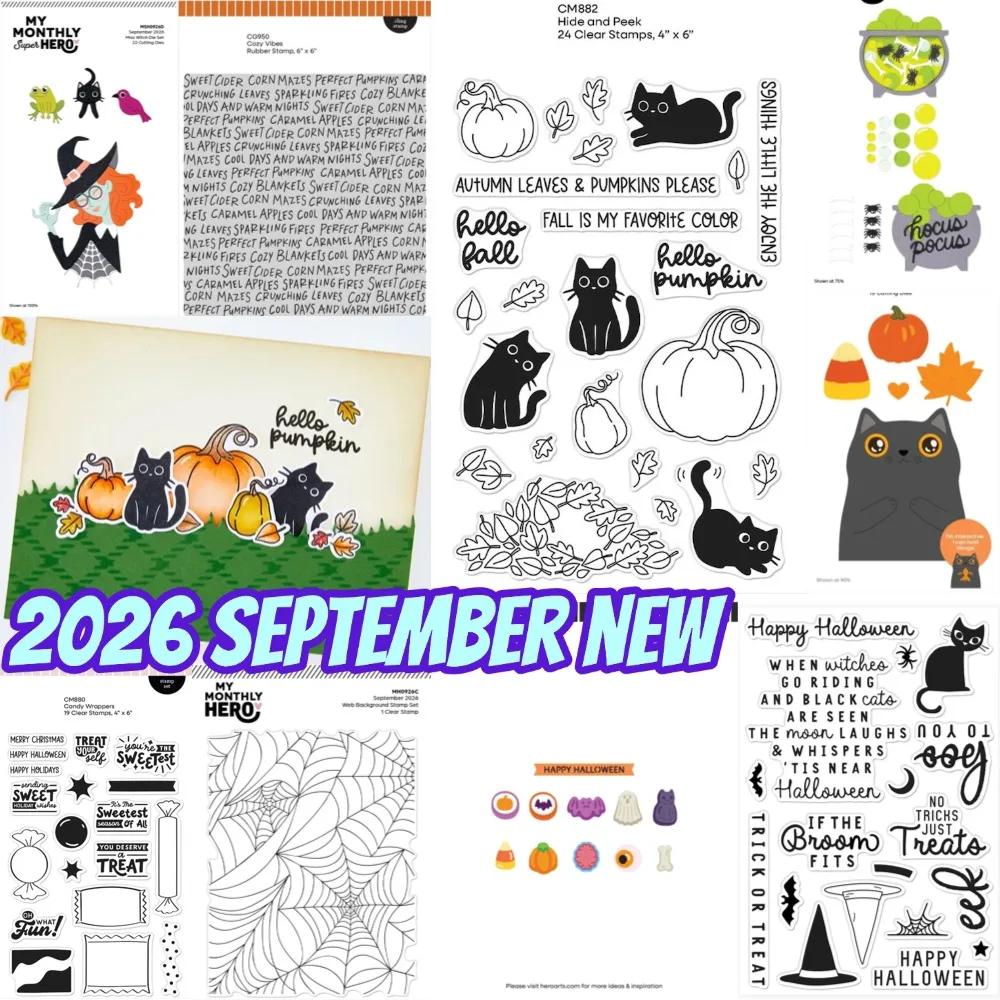 Pumpkin Coin 2026 New Metal Cutting Dies and Stamps DIY Scrapbooking Card Stencil Paper Cards Handmade Album Stamp Die Sheets