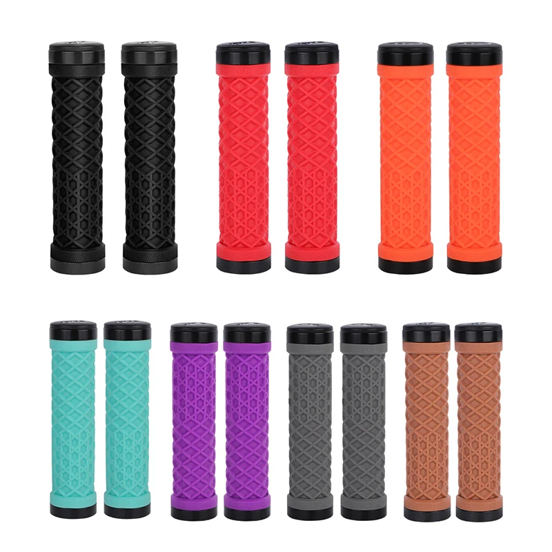 ODI Silicone Grip MTB Bike Grips Soft Mountain Bike Handlebar Cuff Shockproof Bicycle Handle Bar Grip Cuffs Bicycle Accessories