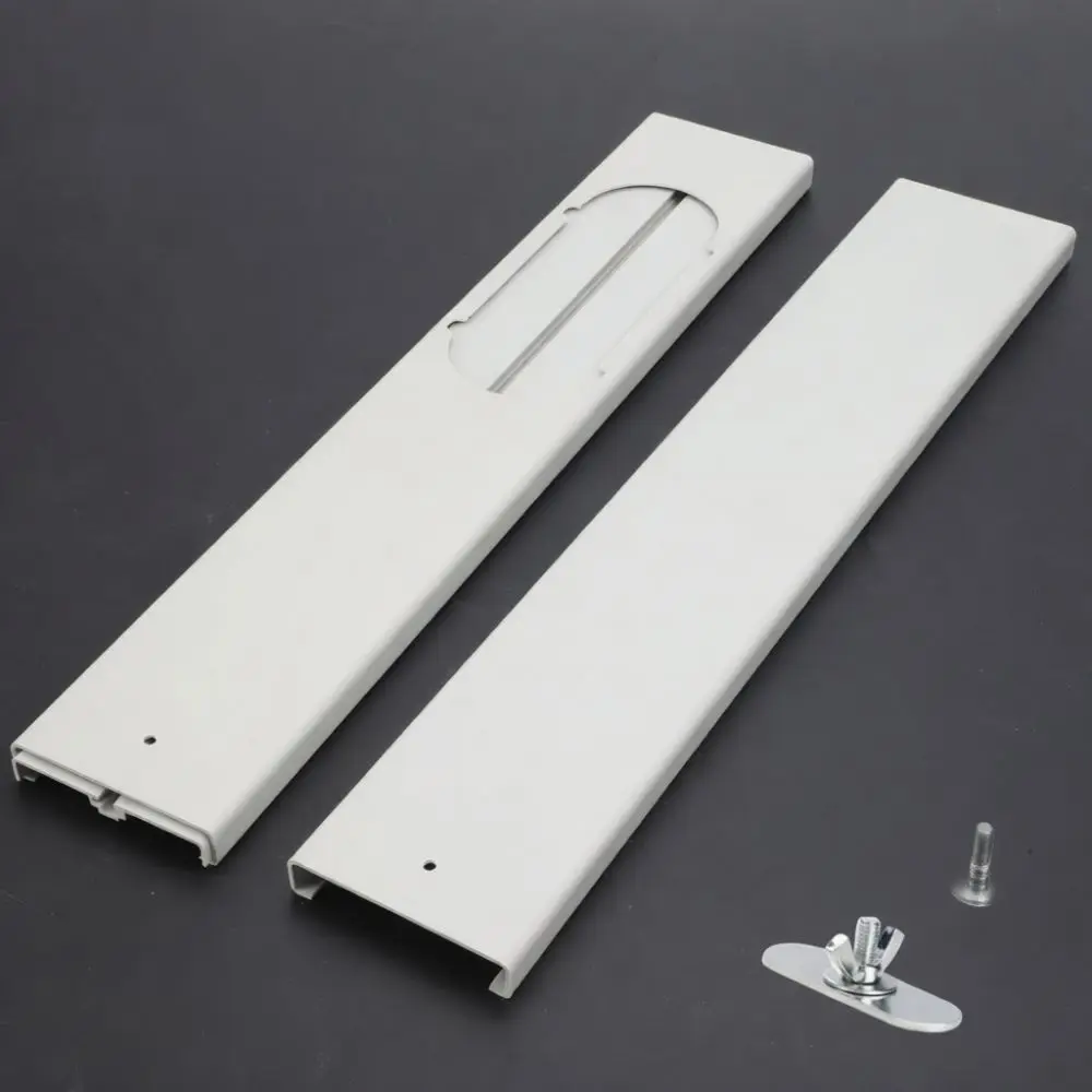Sliding Window Seal Kit For Portable AC Unit Adjustable Exhaust Hose Vent Plate Panel Heat Insulation Cooling System