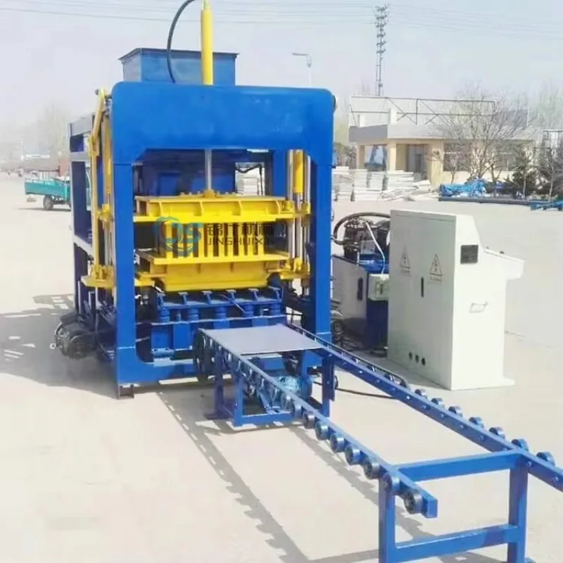 Automatic Block Making Machine Hydraulic Concrete Brick Manufacturing Equipment High Capacity Production