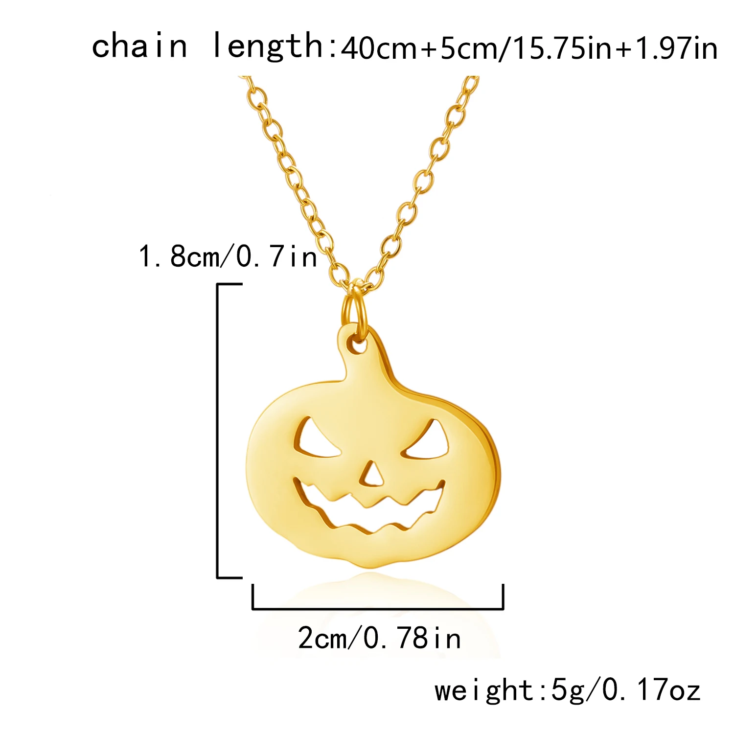 Mode Edelstahl Halloween Anhänger Halskette für Frauen Männer schwarze Katze Geist Spinne Kürbis Halskette Freundschaft Schmuck Geschenk – Detail 5