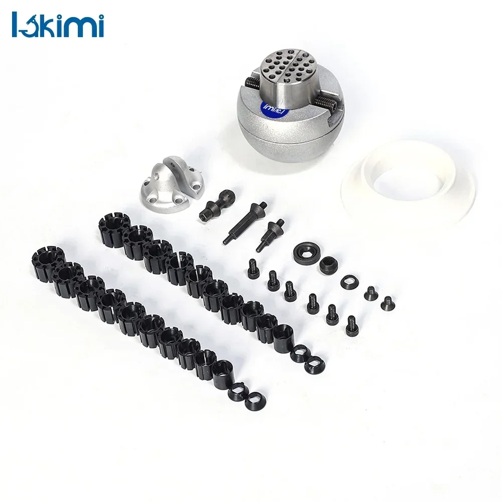 2025/جوهرات الكرة الملزمة Lakimi المدمجة 3 بوصة 360 دوران صنع المجوهرات كتلة الكرة القياسية LK-A04D