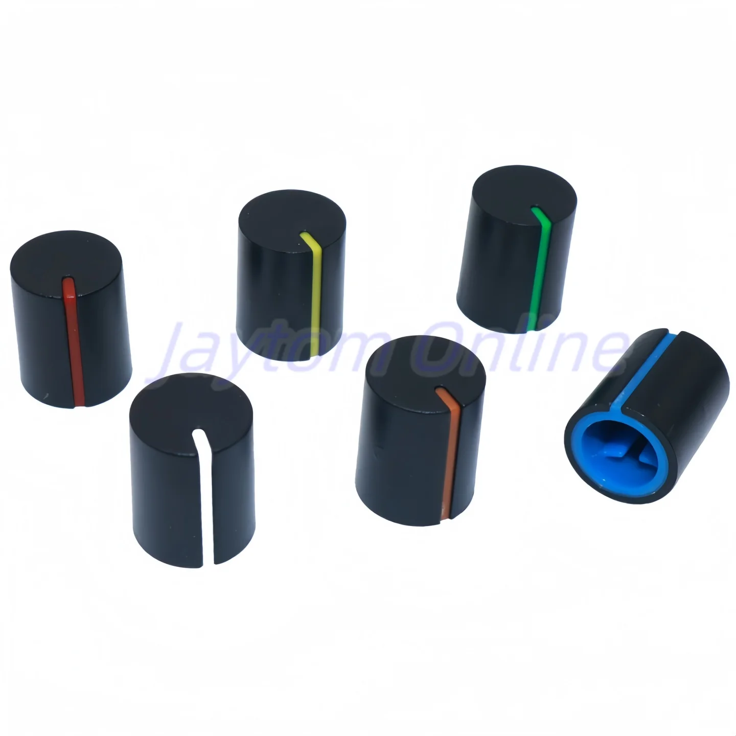10pcs Plastic Knob Cap diameter 11x13.5mm Potentiometer Encoder Knob Amplifier volume  Cap D Half Axis Inner Hole 6MM 180 Degree