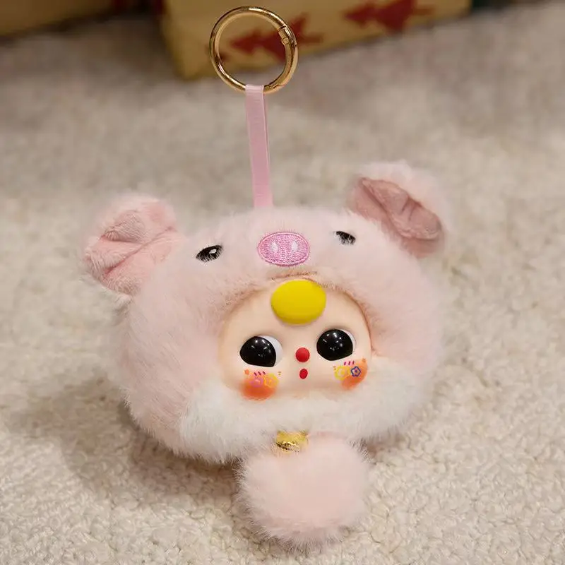 최신 인형 머리 백팩 펜던트 키체인 귀여운 봉제 인형 수제 인형 만화 애니메이션 귀여운 선물 인형 여자친구용