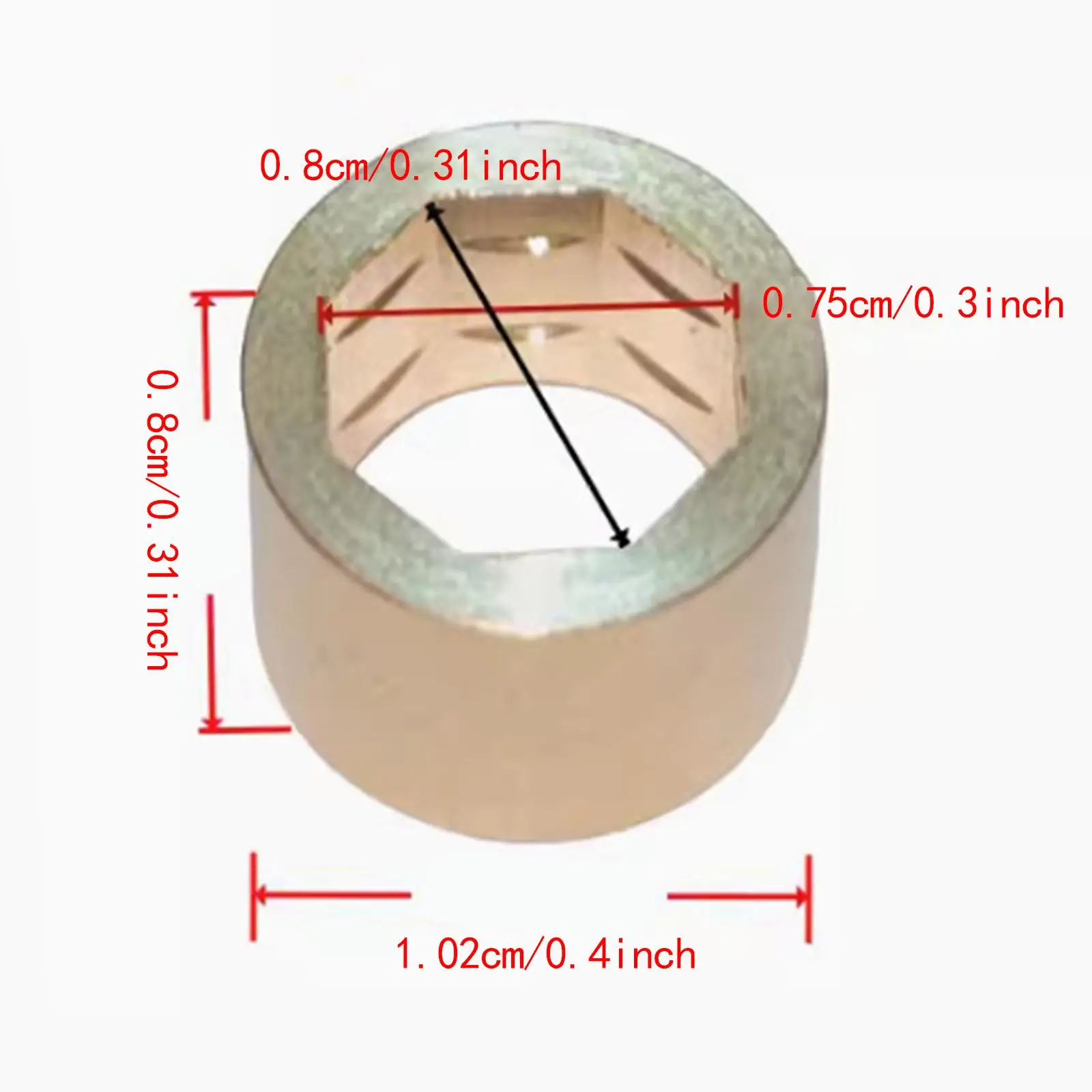 

Billiard Cue Ferrule Repair Accessories Premium Copper Tip Lightweight Replacement for Billiards Cue Stick and Shaft