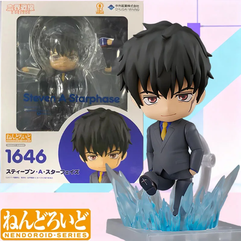 

In Stock GSC Original Box Nendoroid 1646 Steven A Starphase Anime Action Figure Model Toy Gift for Kids Foam Box Packaging