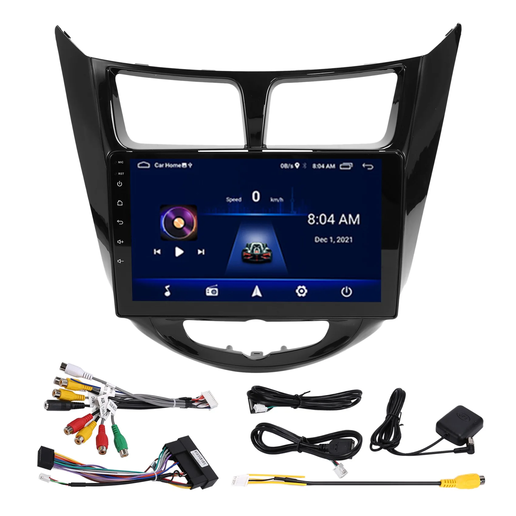 

1G+16G 2Din Android 10 Car DVD Radio Multimedia Video Player for Hyundai Solaris Verna Accent 2010 -