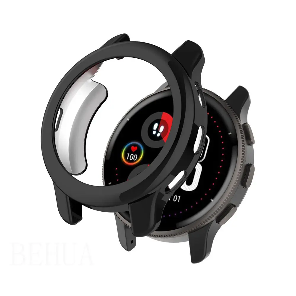 Protector Cases For Garmin Venu 2 Plus Smart Watch Protective Case Cover Soft TPU Bumper Shell Replacement Accessories Frame