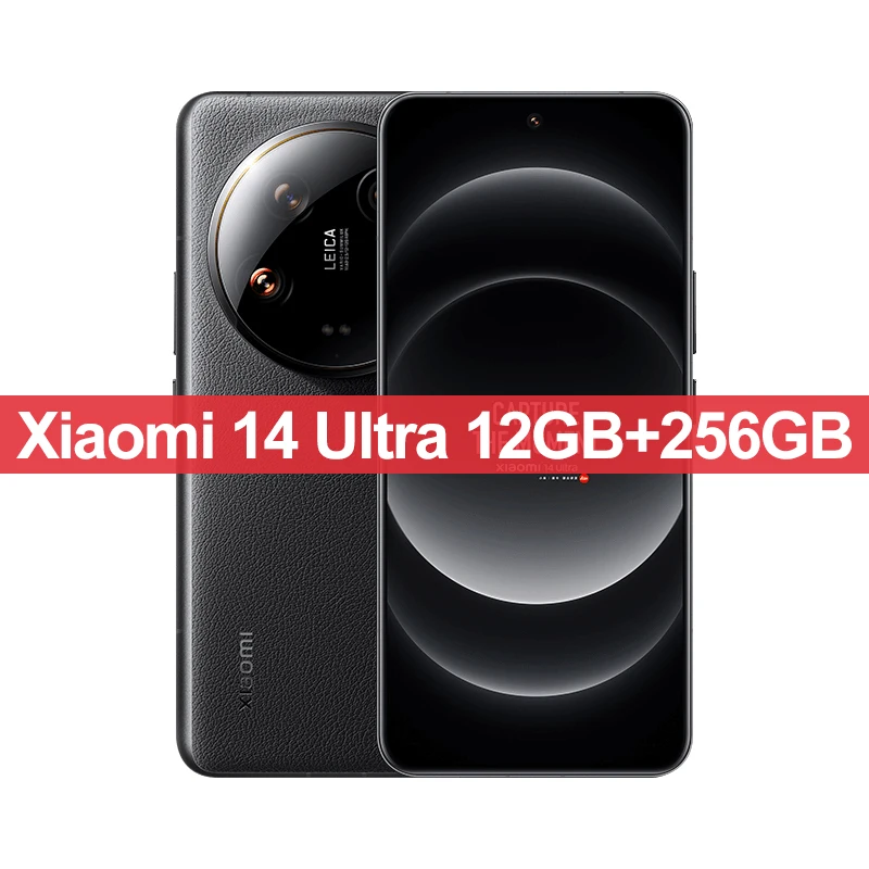 Global ROM Xiaomi 14 Ultra 256GB/512GB Snapdragon 8 Gen 3 6.73" 2k AMOLED Screen 90W 5300mAh Battery 50MP+32MP Camera