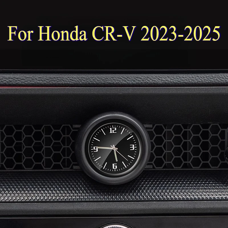 For Honda CR-V 2023-2025: Center Air Vent Quartz Clock - Dashboard Time Display w/Seamless Integration Decorative Accessories