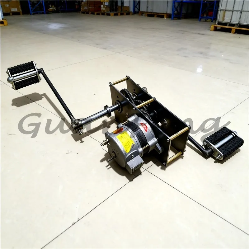 12V/24V 2000W DC and 220V 800W AC Pedal Generators for Battery Emergency Charging