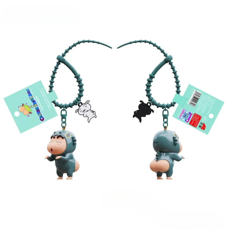 Crayon Shin-chan sleutelhanger rugzak hanger sleutelhanger creatief eigenzinnig speelgoed cartoon schattig autosleutelhanger charmes sleutelhouder jongen geschenken