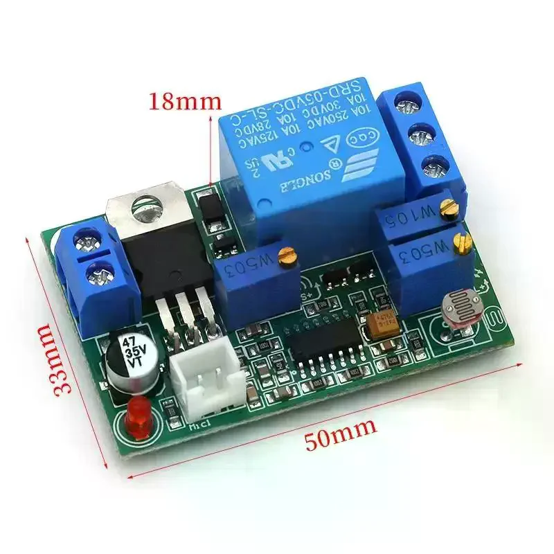 1PCS DC 7V-24V Sound And Light Control Delay Switch Relay Module Delay 3S-60S Adjustable Sensor Switch