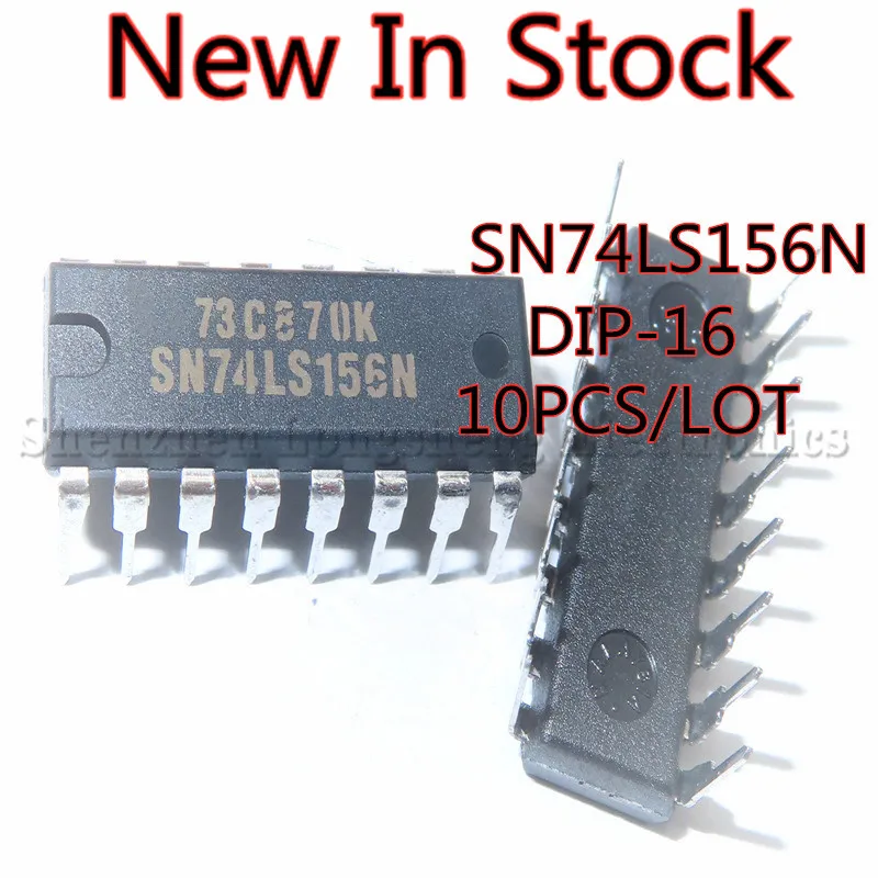 10PCS/LOT NEW SN74LS156N 74LS156 DIP-16 Decoder Multipath De