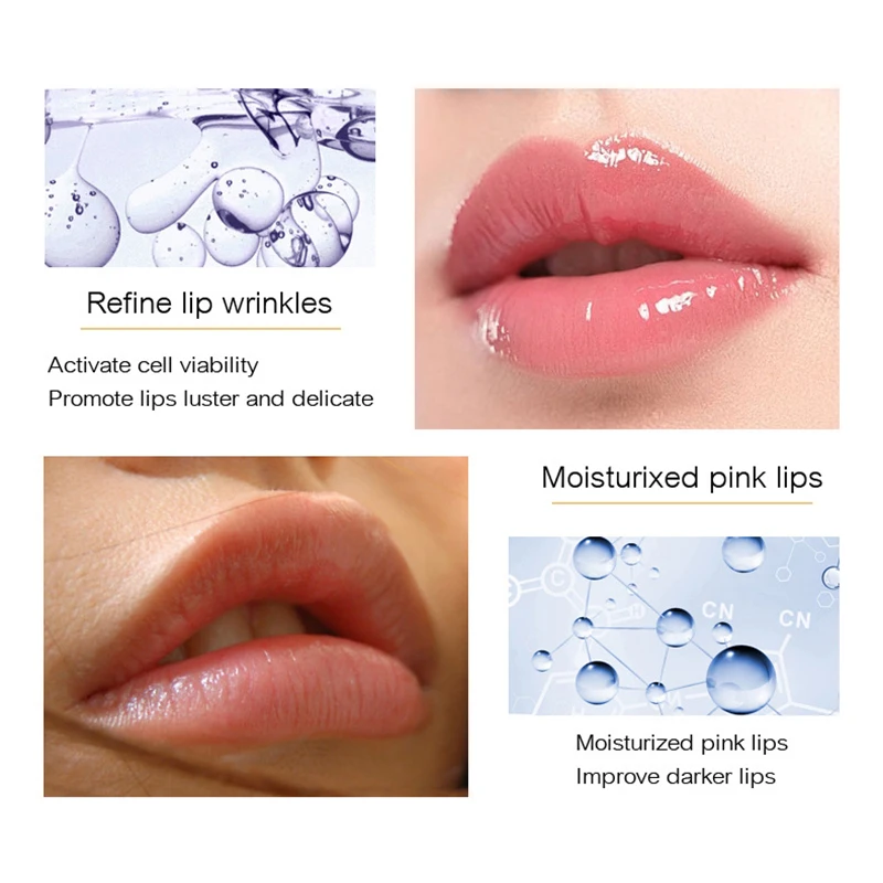 Volumizador de labios instantáneo, reparador de labios hidratante con colágeno, brillo y volumen extremo, cosméticos potenciadores de labios