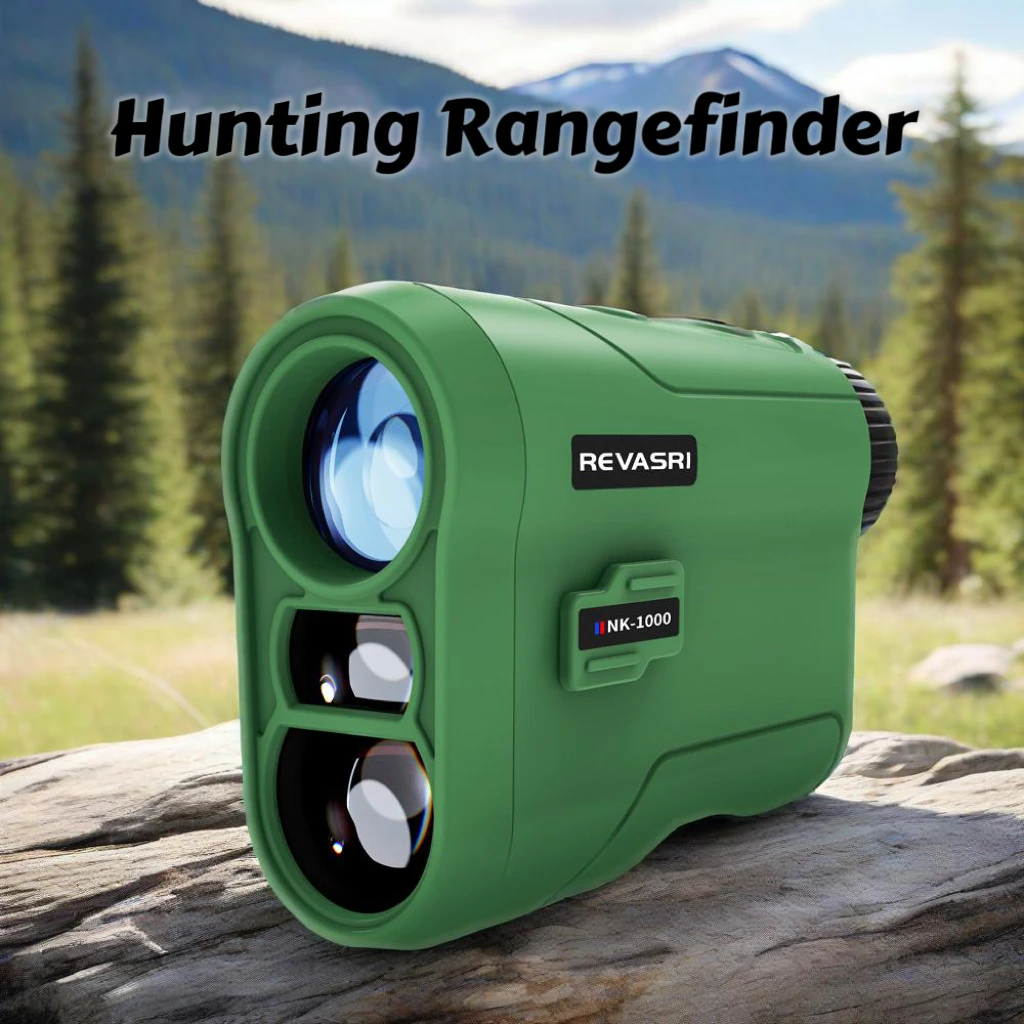 REVASRI 600/1000m Multi-function Laser Rangefinder for Golfing and Hunting with Range and Speed Mode Hunting Durable Lightweight