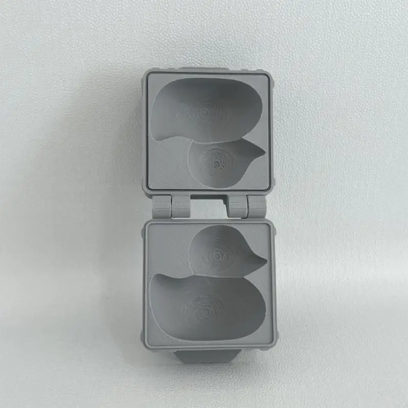 Confezione da 2 stampi per papere neve per creare legami familiari Operazioni semplici Lo stampo per neve crea adorabili