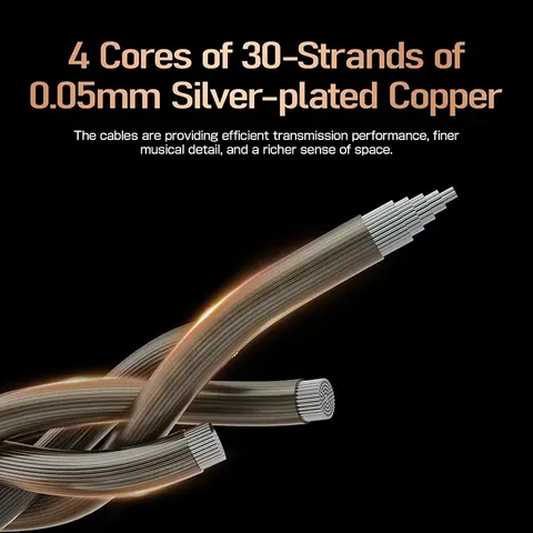 Letshuoer S08 In-ear-hörlurar fjärde generationens dubbelspole 13 mm plan magnetisk drivrutinmonitor HiFi-hörlurar trådbundna hörlurar 10 best sales letshuoer - №1