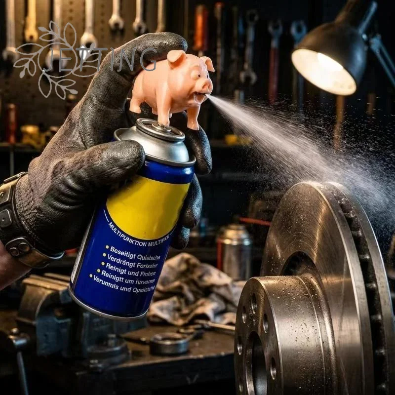 (DP11)3D Printed Spray Nozzle Attachment,Funny Prank Cute Pig Spray, Compatible With Multiple Common Aerosol Valves